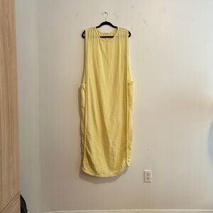 Black Crane, side corded cotton dress.